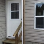 Window, door and exterior siding.